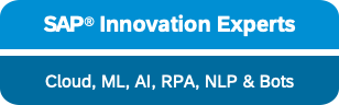 sap innovation experts rpa machine learning ai artificial intelligence natural languages bots